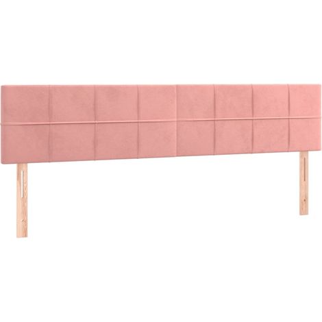 Têtes de lit Rose 160x5x78/88 cm Velours (1/5)
