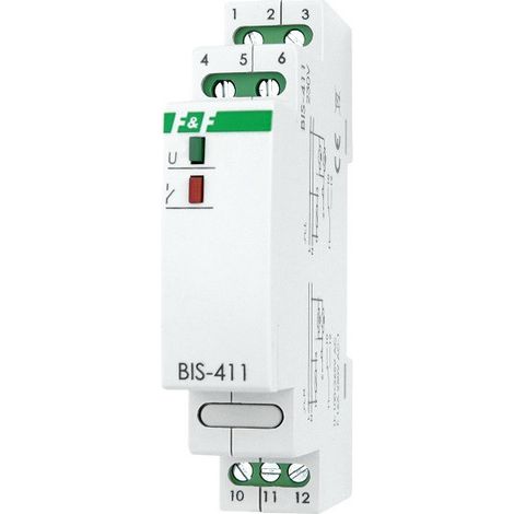 Relè bistabile a impulsi on-off BIS-411 230V 16A per guida F&F 4017 (1/4)