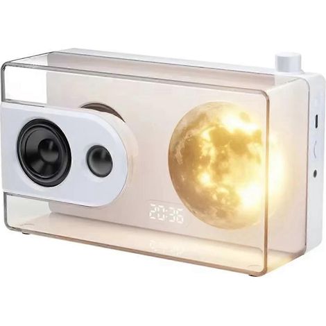 Enceinte Bluetooth M6 Moonlight Music Box compatible carte TF et entrée auxiliaire (AUX). (1/5)