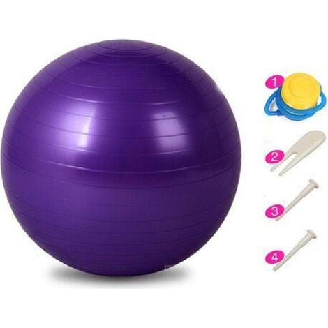 Schwangerschaftsball, 65 cm, Gymnastikball, Pilatesball, inklusive Luftpumpe, Fitnessgerät, Gymnastik, Yoga-Zubehör