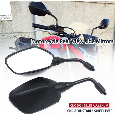 Compatible with interior, side and rearview mirrors of Honda CB300, 400X, CB400F, 650R, CB500X and XCR300 models.