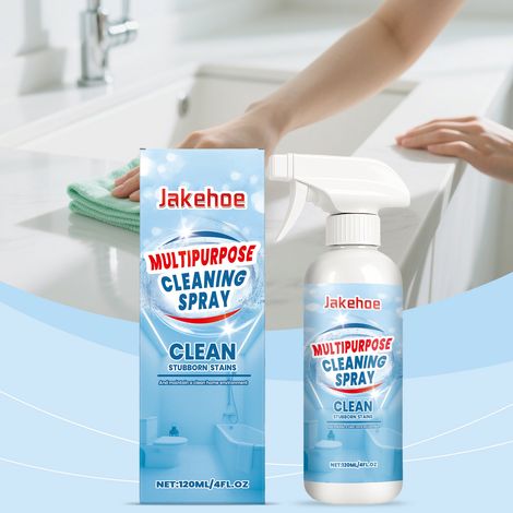 Mehrzweck-Reinigungsspray für Fliesenfugen, Spülbeckenreinigung, Fleckenentfernung und diverse Reinigungsarbeiten im Haushalt – 120 ml -- DE (1/5)