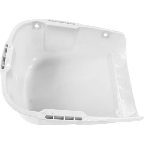Grande pelle à poussière en plastique robuste, double poignée, haute capacité, résistante à l'usure, pour séchage de grains, blanc (1/5)