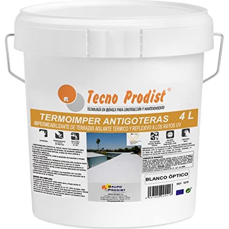 Tecno Prodist Termoimper Antigoteras - Impermeabilizante, aislante térmico terraza, frio y calor