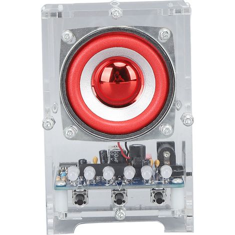 Kit d'enceinte Bluetooth à monter soi-même, kit de projet stéréo domestique pour la pratique de la soudure, produit fini pour l'éducation scolaire. (1/5)