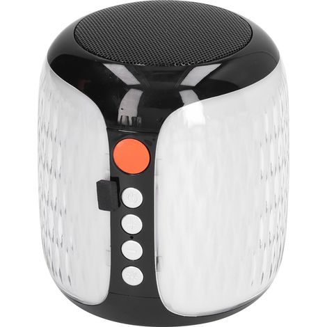 Enceinte Bluetooth LED arc-en-ciel, haut-parleur sans fil portable mini pour sport extérieur, caisson de basses rechargeable, lecteur MP3 carte micro-SD, haut-parleur Bluetooth portable, cadeau d'anni (1/5)