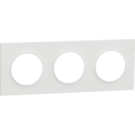 Plaque Odace Blanc Origine 3 postes (S929706)