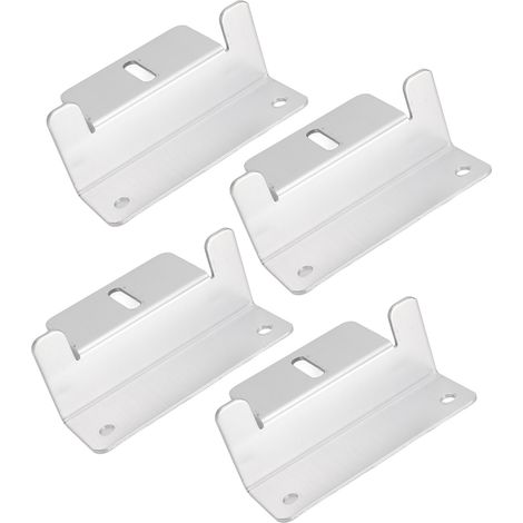 Set mit 4 Z-förmigen Solarmontagehalterungen aus hochfestem Aluminium für Photovoltaikmodule, Wohnwagen, Boote, Wohnmobile, Yachten, Schiffe. (1/5)