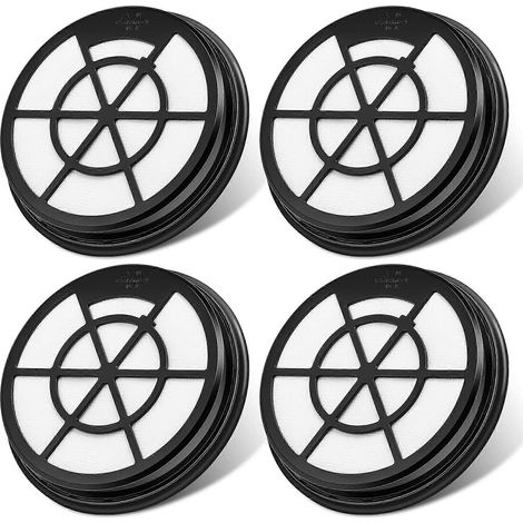 Filtre à vide, cadre d'entrée et filtre éponge compatibles avec les aspirateurs traîneaux sans sac Eureka Cyclone pour NEN110A, NEN110B, NEN110D (paquet de 4)-AquaForge (1/2)