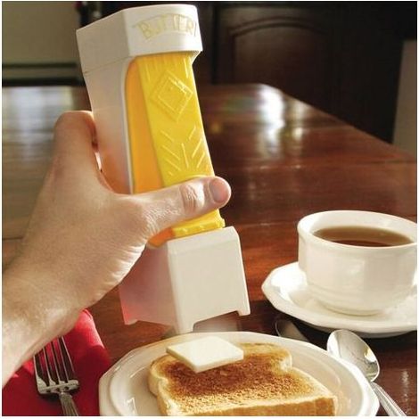 Präzisions-Butter- und Käseschneider mit Auswerfer. Edelstahlschneider für perfekte Scheiben, 20 cm (8 Zoll), mit Aufbewahrungsbox und Reinigungsbürste.