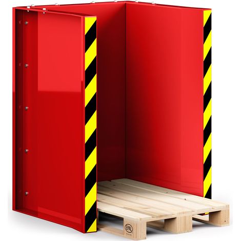 RR Industrietechnik Paletten Stapel Station RPS-10 BxTxH 1020x945x1425 mm RAL 3000 Feuerrot