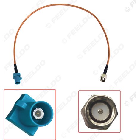 Câble adaptateur d'antenne FAKRA Z mâle vers SMA mâle pour antennes de voiture, câble de modification d'adaptateur d'antenne de voiture