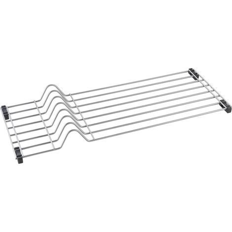 Scolapiatti A Griglia Per Lavello Polytherm Metallic Cm 20x54x4 Sink-Tex