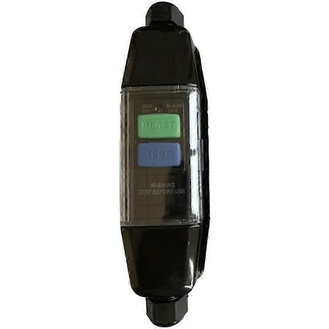 Connecteur RCD en ligne, interrupteur de sécurité PRCD, protection contre les courants de fuite à la terre de 30 mA pour une utilisation en extérieur (1/4)