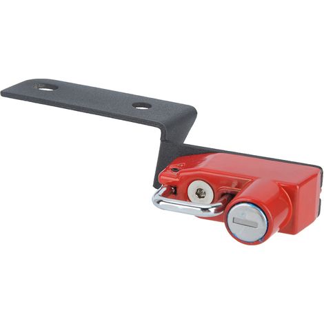 Crochet de fixation antivol en alliage d'aluminium pour casque de moto, compatible avec les modèles 125/250/390 2017+ (rouge) (1/5)