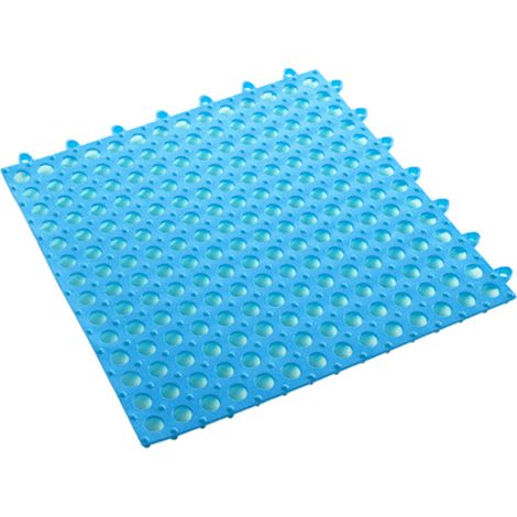 Alfombrilla antideslizante para baño, tamaño DIY, para zonas húmedas, con orificios de drenaje. (1/5)