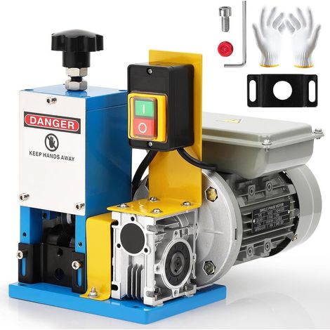 Machine à éplucher les câbles diamètre de dénudage 1,5-25 mm, vitesse de dénudage de la machine 60 pieds/min, outil de dénudage de câbles professionnel pour le recyclage des fils de cuivre (1/5)