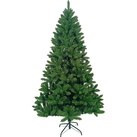 Sapin de Noël artificiel vert canadien 7house avec base en métal (1/5)