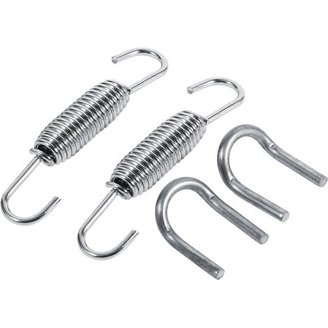 2x Système d'échappement de moto, ressorts de montage entièrement rotatifs en acier inoxydable (1/4)