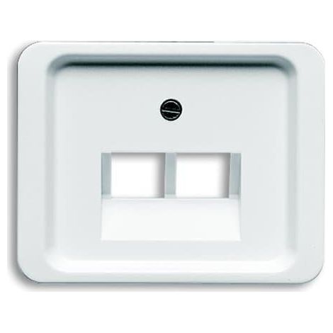 Enjo Double Rj45 Alpha Blanc Studio Mat 2CKA001753A8501 ABB 582807