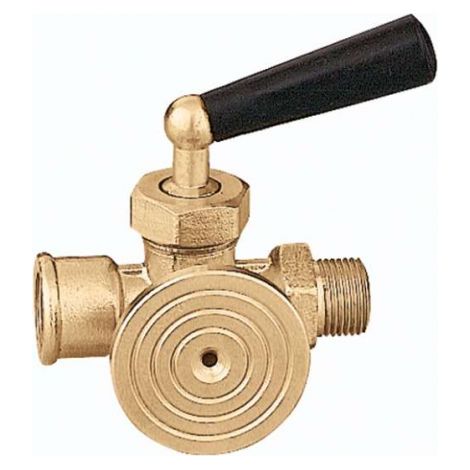 Manometerhahn - INAIL Probe 1/2" Caleffi 690400 1/2" (1/3)
