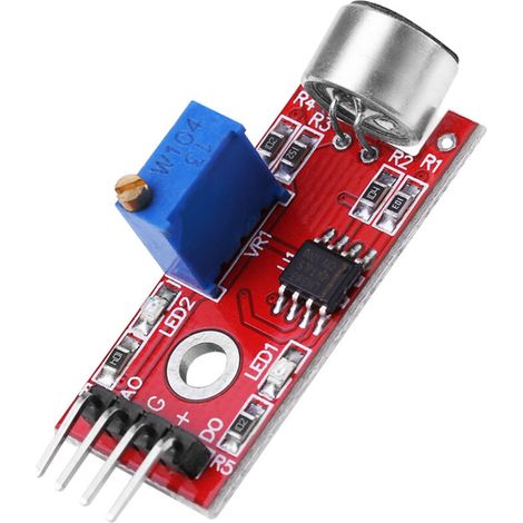 Hochempfindliches Mikrofon-Audioverstärkermodul, 20 dB Verstärkung, geringes Rauschen, 3,3 V/5 V Gleichstromversorgung
