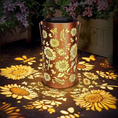 Lampe de jardin solaire en forme de colibri, pour usage extérieur, éclairage LED décoratif en métal, projection d'ombres (1/5)