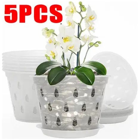 Pots à orchidées, 5 unités, Pots à orchidées (1/5)