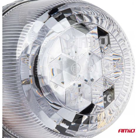 Voyant clignotant 24 LED W25SB 12V 24V amio-03339 (1/5)