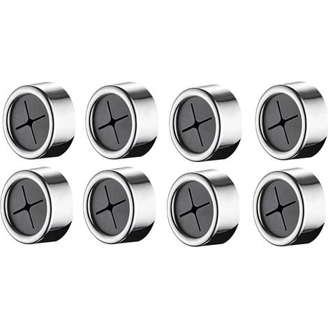 Lot de 8 porte-torchons autocollants, porte-torchons ronds à ventouse, crochet adhésif pour torchons, sans perçage, pour salle de bain, cuisine et maison (1/5)