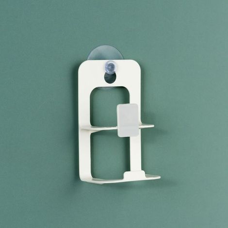 égouttoir de rangement pour évier de cuisine, égouttoir à savon, ventouse de cuisine, support de rangement pour éponge, accessoires de cuisine, outils de rangement(Blanc) (1/5)