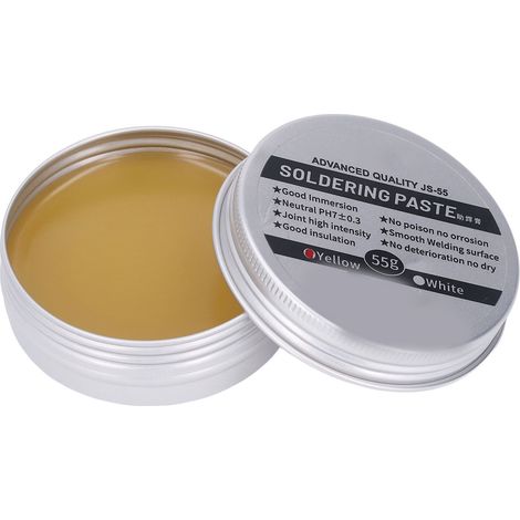 Kolophonium-Lötpaste, Niedertemperatur-Lötflussmittelcreme für Elektronikreparaturen, 55 g / 1,9 oz (1/5)