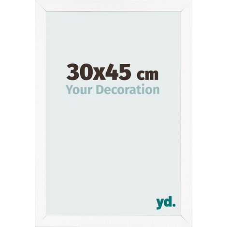 yd. - Cadre photo 30x45 - Blanc Mat - MDF - Bologna (1/5)