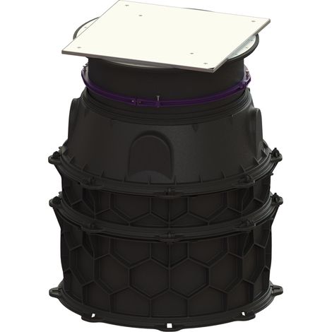 - Module d'arbre LW 1000, accès à la plaque de base LW 800, 1146-1395 mm, classe A 15