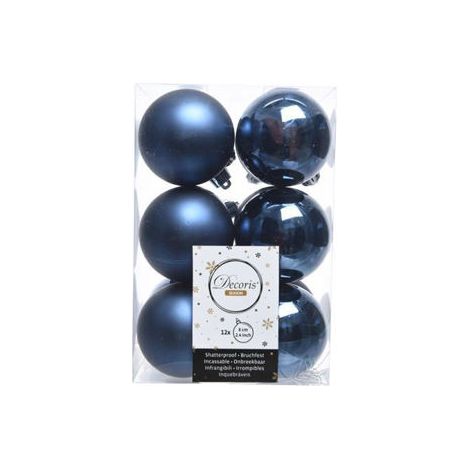 BOLA LISA AZUL NOCHE 6CM. 12U.