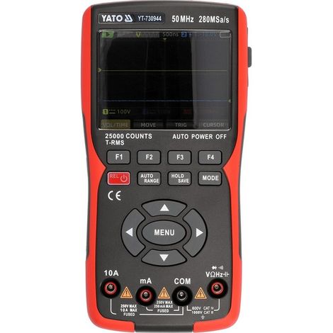 Osciloscopio multifunci贸n 280MSA/S 50MHZ 3 en 1 - YT-730944 (1/5)