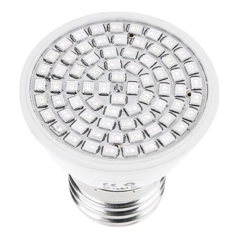 LED grow light bulb E27 5W 220V – Full spectrum 72 SMD2835 LEDs – Luminous flux 280 LM – For hydroponics and indoor gardening (1/5)
