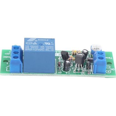 Module Temporisateur Relais Temporisation Précision Élevée Équipement Électronique QF1023-A-10M Réglage 0-10 Min Alimentation 24V DC (1/5)