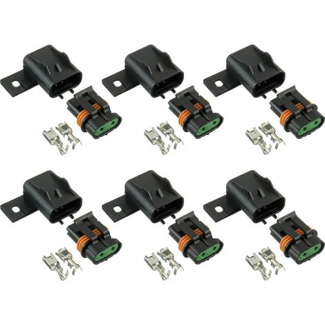 Waterproof Sealed ATO ATC Fuse Holder Assembly Splicing Existing Wire Kit for ATO ATC Fuses (Pack of 6) (1/5)