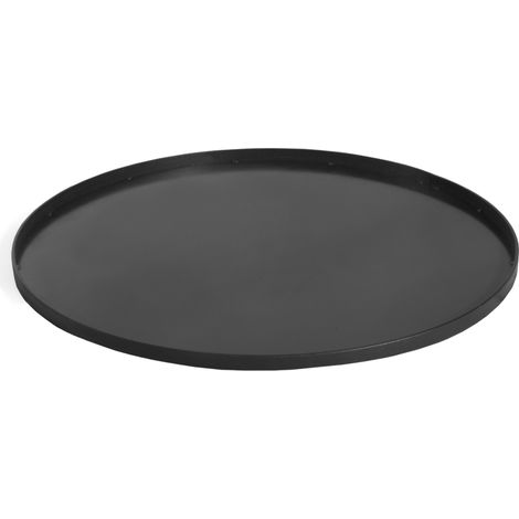 CookKing Stahl Bodenplatte für Feuerkörbe, schwarz, Ø 60 cm (1/2)