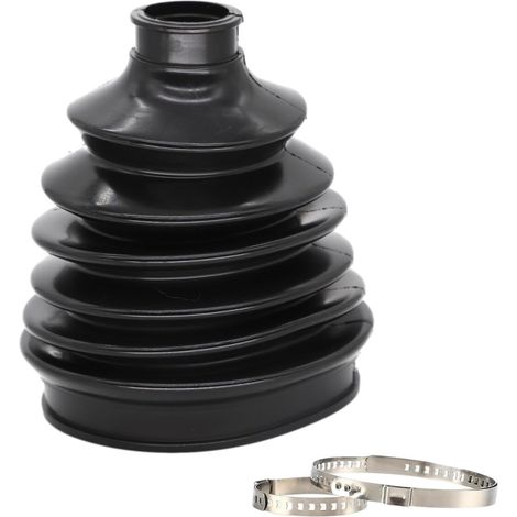 Kit de réparation de soufflet d'essieu - Manchette CV en néoprène de qualité supérieure - Housse de protection pour arbre de transmission pour voiture et SUV - Avec clips d'oreille en acier inoxydable (1/5)