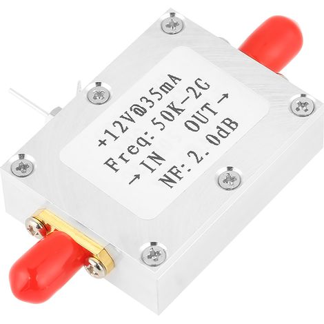 Amplificateur RF 50K-2G avec LNA, gain de 31dB et faible bruit (1/5)