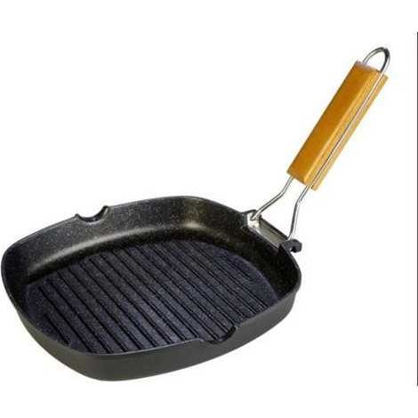 Grill Rayas Al. Fundido 28x28 cm. Ecochef 14028 WECOOK