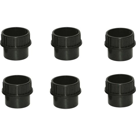 Lot de 6 passe parois à VISSER PVC 40 mm pour bassin et étang (1/4)