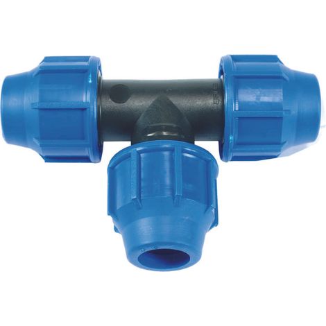 Raccordo a compressione a ti pn16 - ø mm.40x40x40