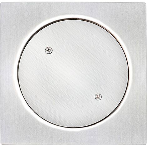 Siphon de sol de douche, siphon de sol désodorisant en acier inoxydable pour salle de bain (1/4)