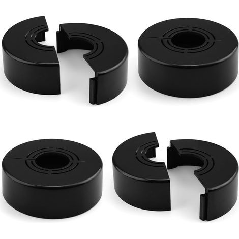 4pcs Shower Mixer Cover, Plastic Radiator Hose Cover, 60×20mm Adjustable Pressure Fitting, Thick Material, for Washing Machine, Kitchen Faucet (1/5)