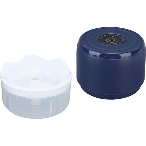 Elektrischer Mini-Knoblauchzerkleinerer, kabellos, wasserdicht, tragbar, ideal für Zwiebeln, Ingwer und Camping, 100 ml, USB-Ladeanschluss (5 V), blau (1/5)