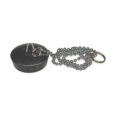 BOUCHON EN CAOUTCHOUC POUR BAIGNOIRE DE TAILLE MOYENNE Dimensions : diamètre 44 mm.