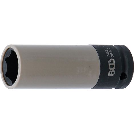 Llave de vaso BGS 74558 acero cromo molibdeno 8,5 cm (1/4)